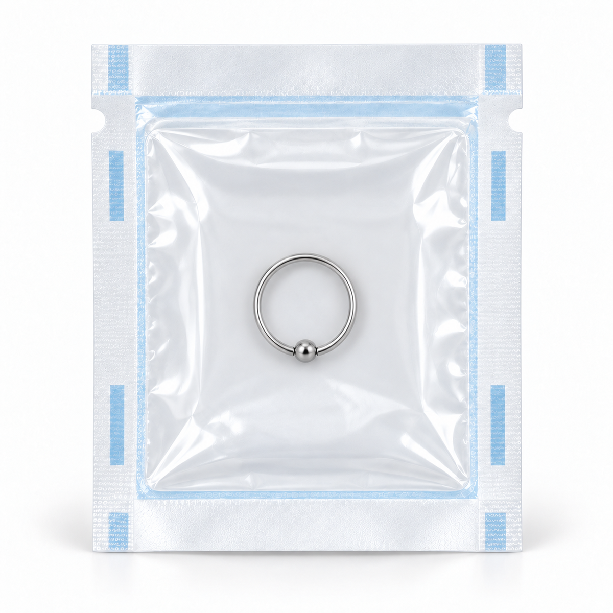Aro Titanio G23 Estéril con Bola Abatible – 1,2 mm