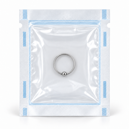 Aro Titanio G23 Estéril con Bola Abatible – 1,2 mm