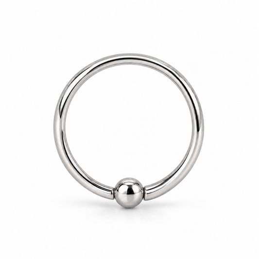 Aro Titanio G23 Estéril con Bola Abatible – 1,2 mm